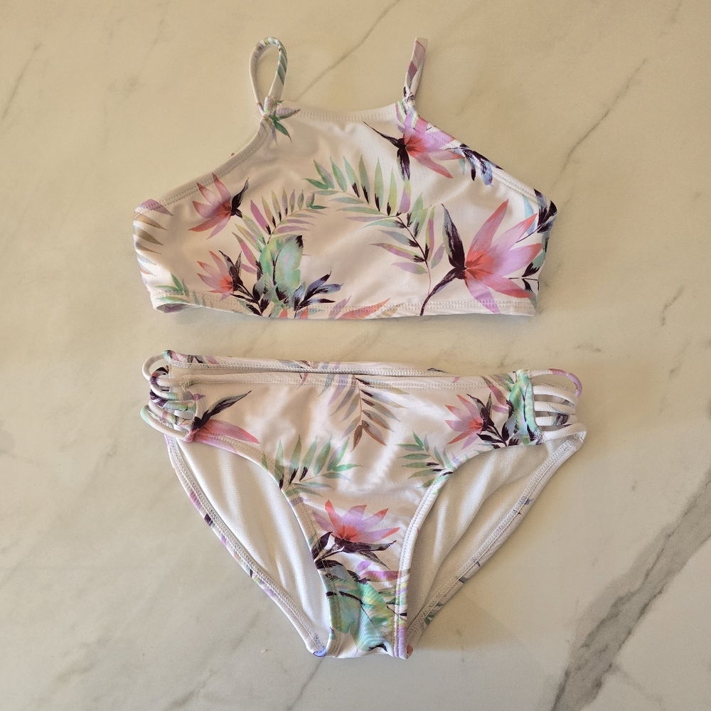 Raisins | Floral Kids Swim Set Size 10